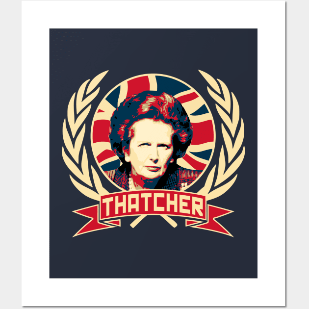 Margaret Thatcher Wall Art by Nerd_art